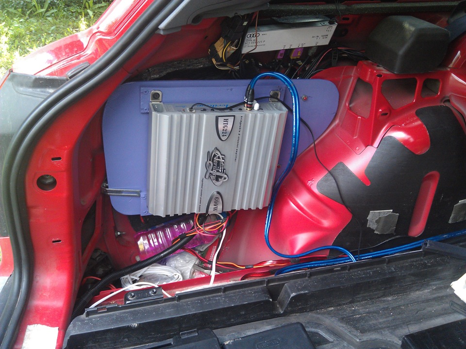 Автозвук в машине — ЧАСТЬ9 — Установка нового саба и его усилителя ...