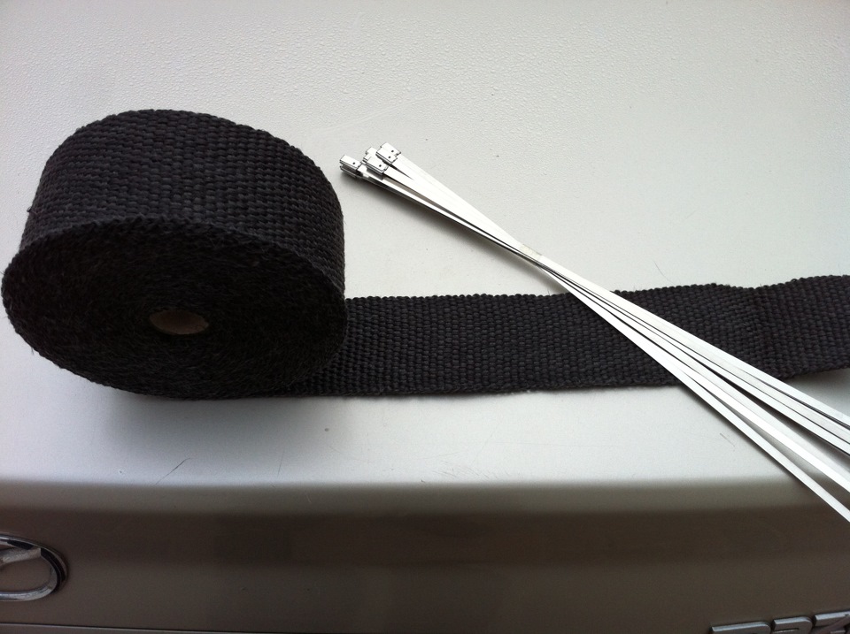 Обмотка паука\\выпускной коллектор \\ термолентой — Mazda 323 VI, 1,8 л ...