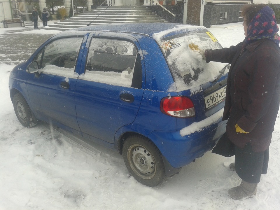 Переобувка — Daewoo Matiz (M100, M150), 0,8 л, 2012 года | шины | DRIVE2
