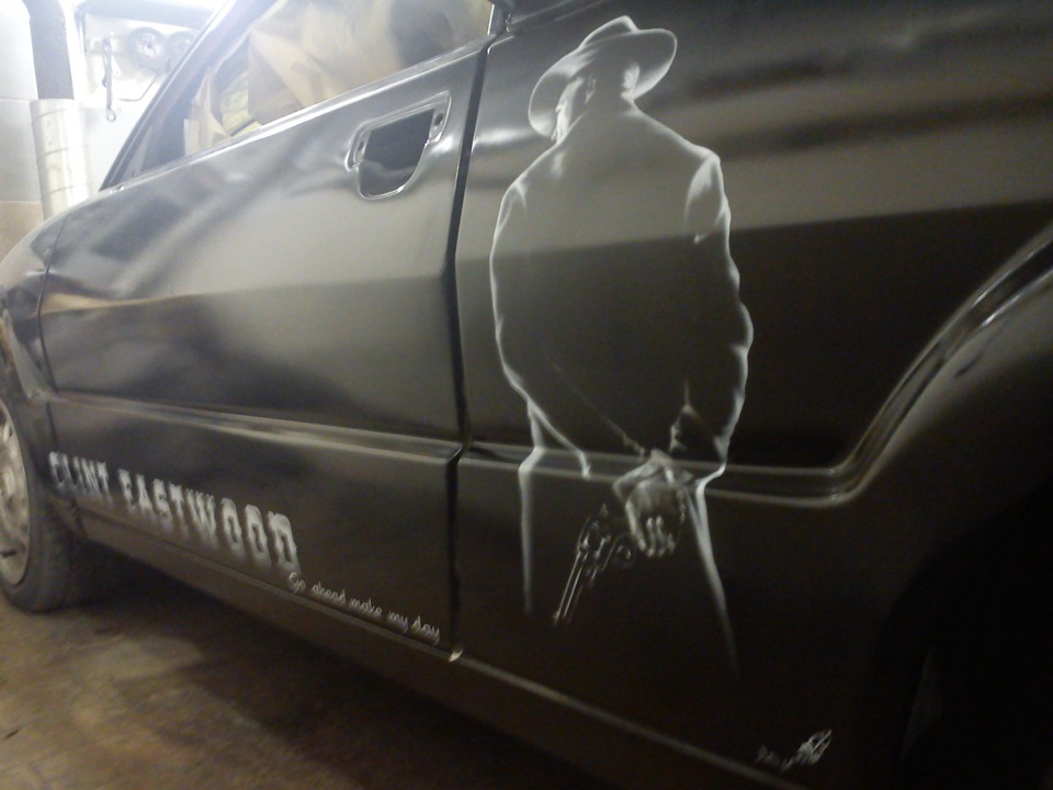 аэрография, процесс — Volkswagen Corrado, 1,8 л, 1990 года | аксессуары ...