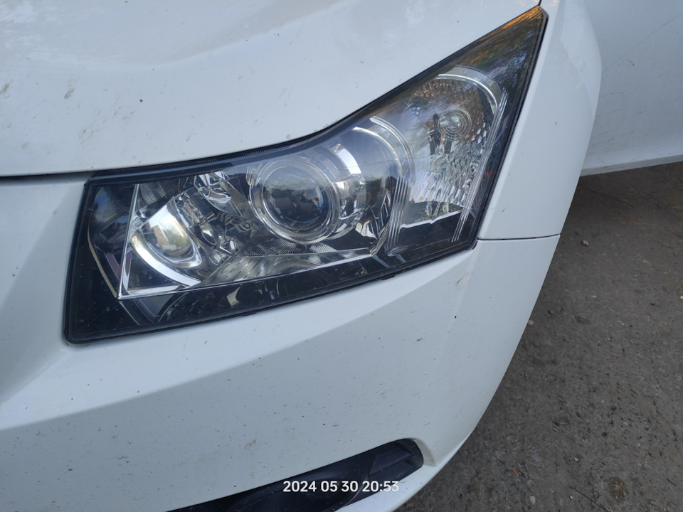 Хром лампы в поворотники — Chevrolet Cruze (1G), 1,8 л, 2011 года ...