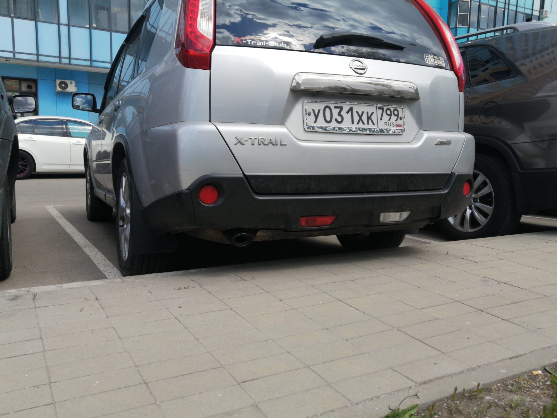 Насадка на глушитель — Nissan X-Trail II (t31), 2 л, 2013 года ...