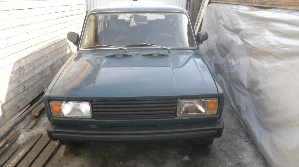 Вот покрасил бампер передний — Lada 21043, 1,5 л, 2003 года | стайлинг ...