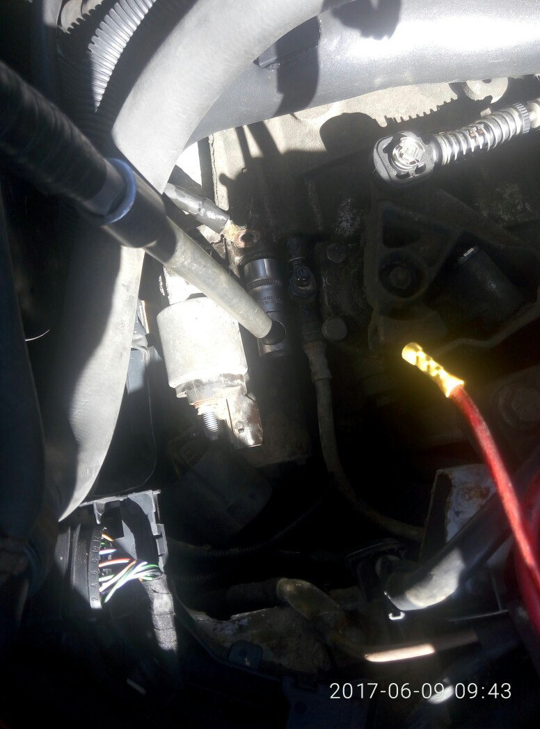 Ревизия стартера, ремонт заднего правого суппорта, замена тормозной ...