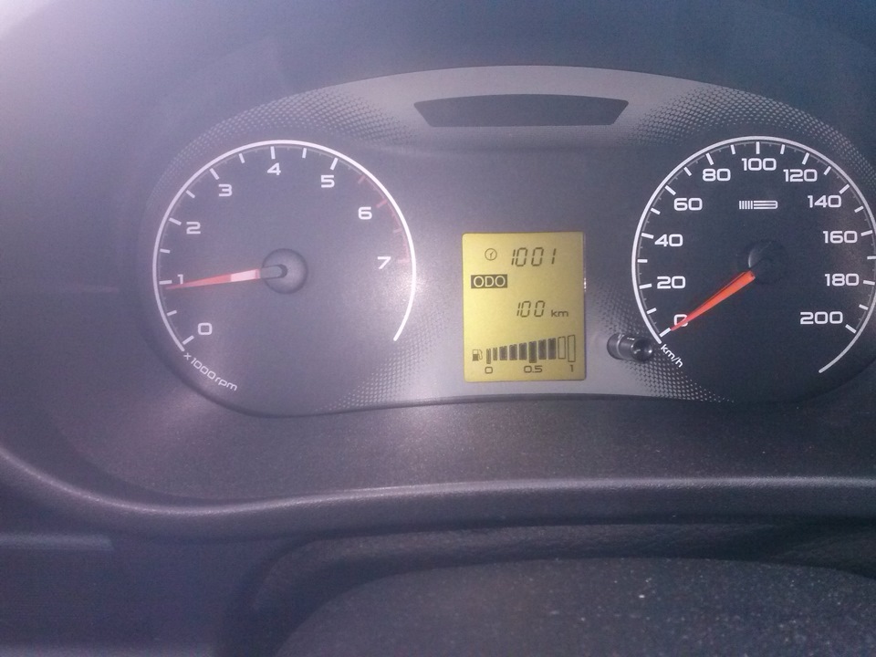Первая 100 — Lada Гранта Лифтбек (1G), 1,6 л, 2014 года | просто так ...