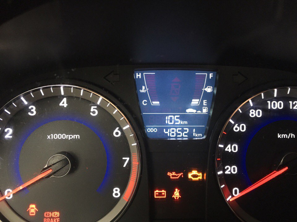 ТО — 48 521км и прошивка Паулюс — Hyundai Solaris, 1,4 л, 2011 года ...