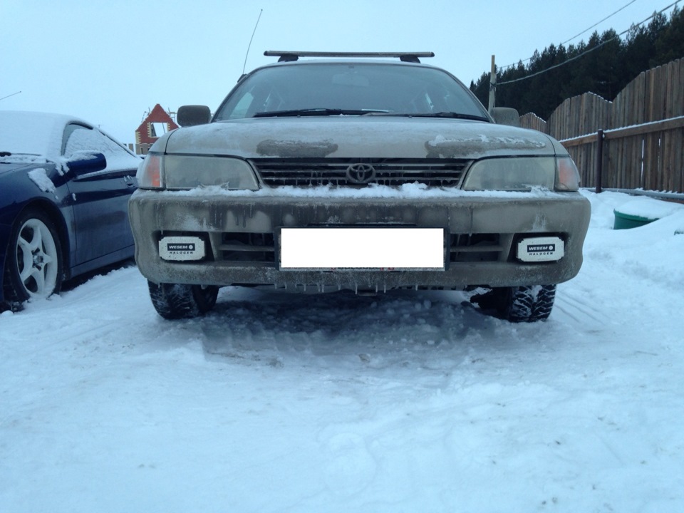 Противотуманные фары — Toyota Corolla (100), 1,5 л, 2000 года ...