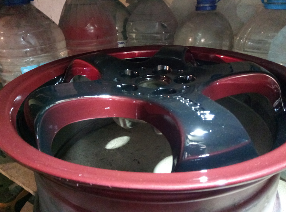 Покрасили диски другу — Hyundai H1 (1G), 2,5 л, 1998 года колёсные