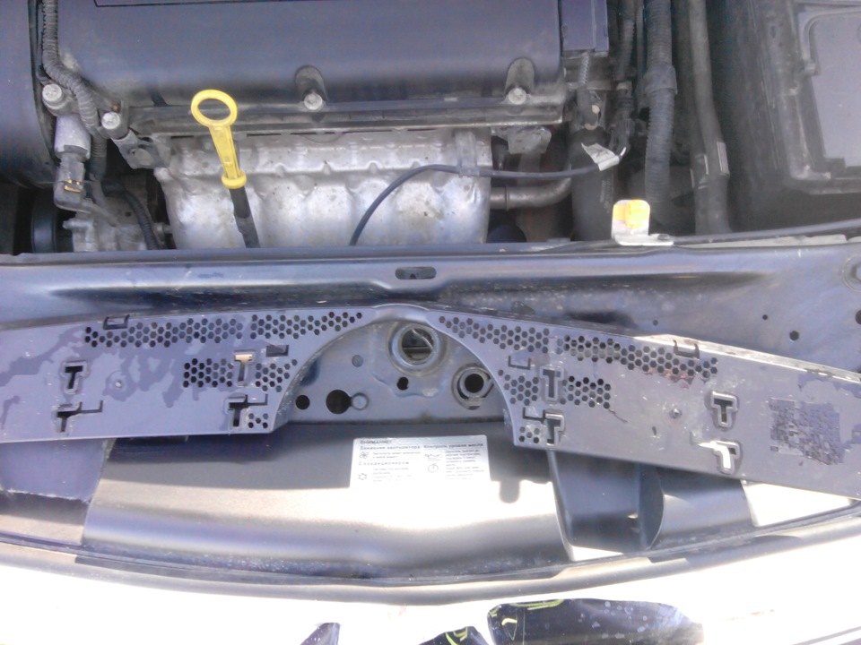 26# Накладка решетки радиатора (оригинал) — Opel Zafira B, 1,8 л, 2013 ...