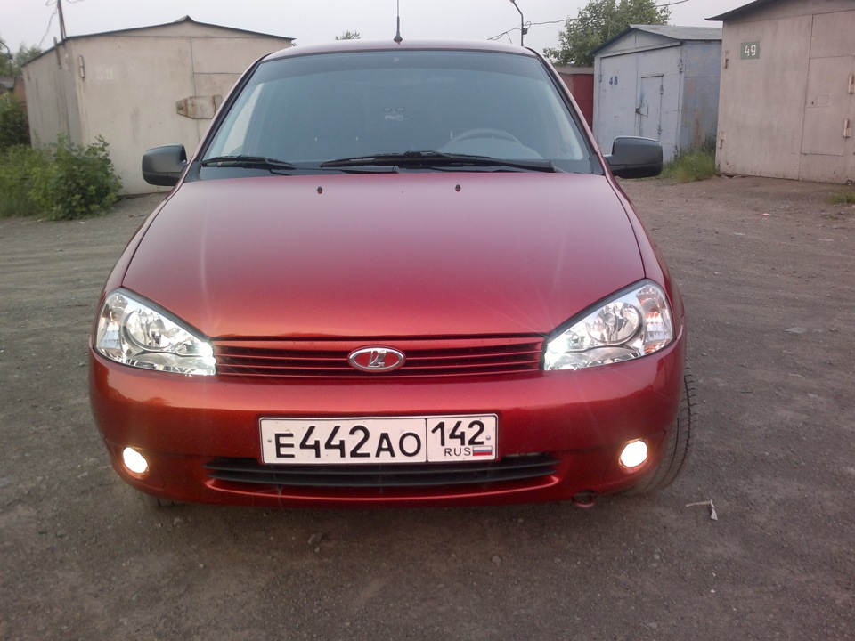 Установка птф — Lada Калина Универсал (1G), 1,6 л, 2011 года ...