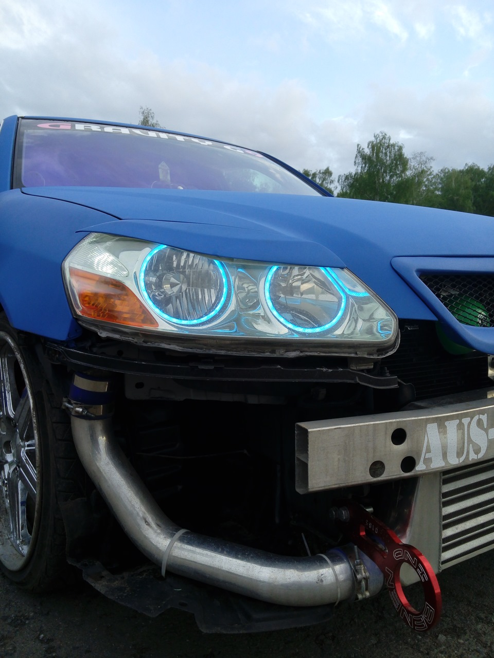 ангельские глазки — Toyota Mark II (110), 2,5 л, 2002 года | стайлинг ...
