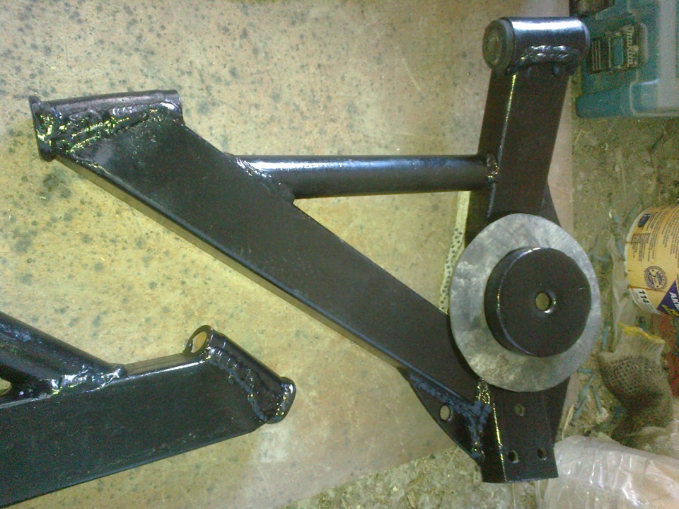 самодельные рычаги подвески 2 — Ford Transit (4G), 2,2 л, 1991 года ...