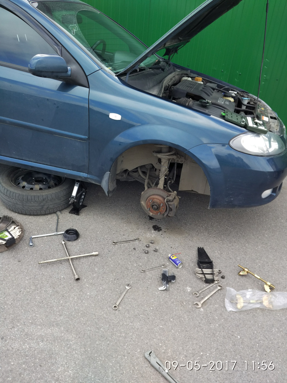 Опора переднего Амортизатора — Chevrolet Lacetti 5D, 1,6 л, 2008 года ...