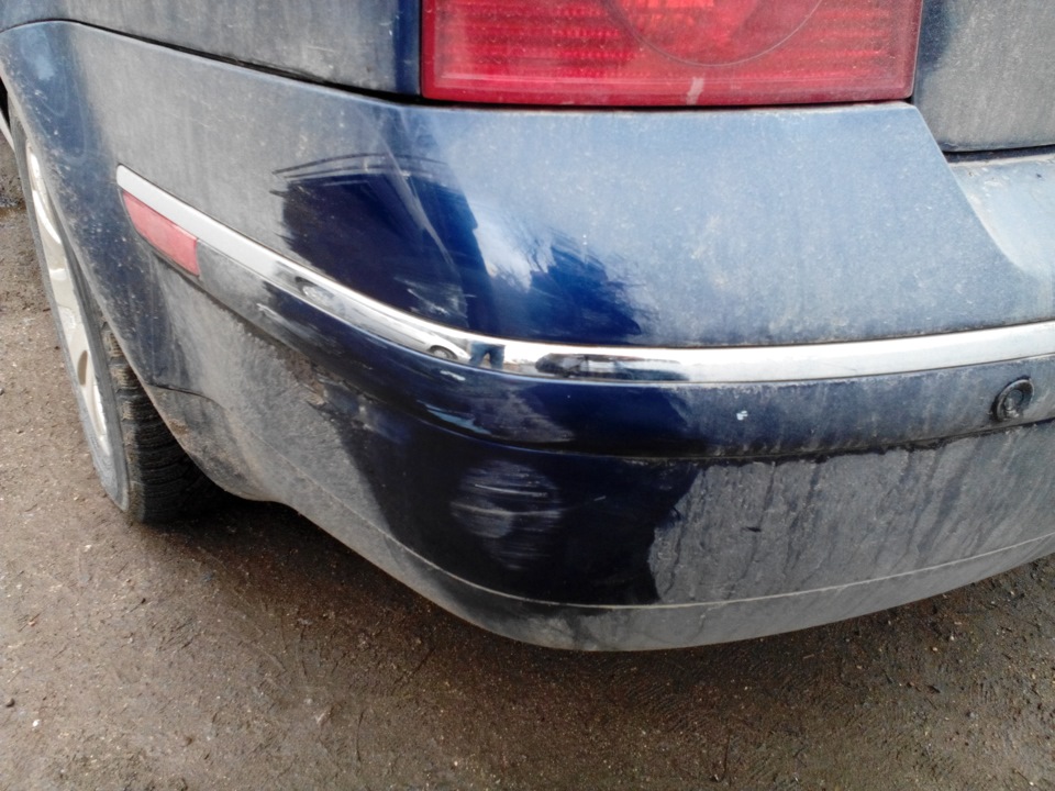 Притерли бампер. — Volkswagen Passat B5, 1,8 л, 2003 года | ДТП | DRIVE2