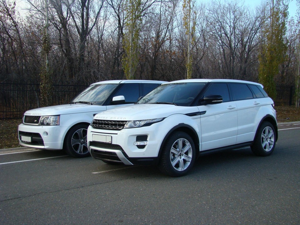 Range rover vs. Range Rover Evoque Sport.