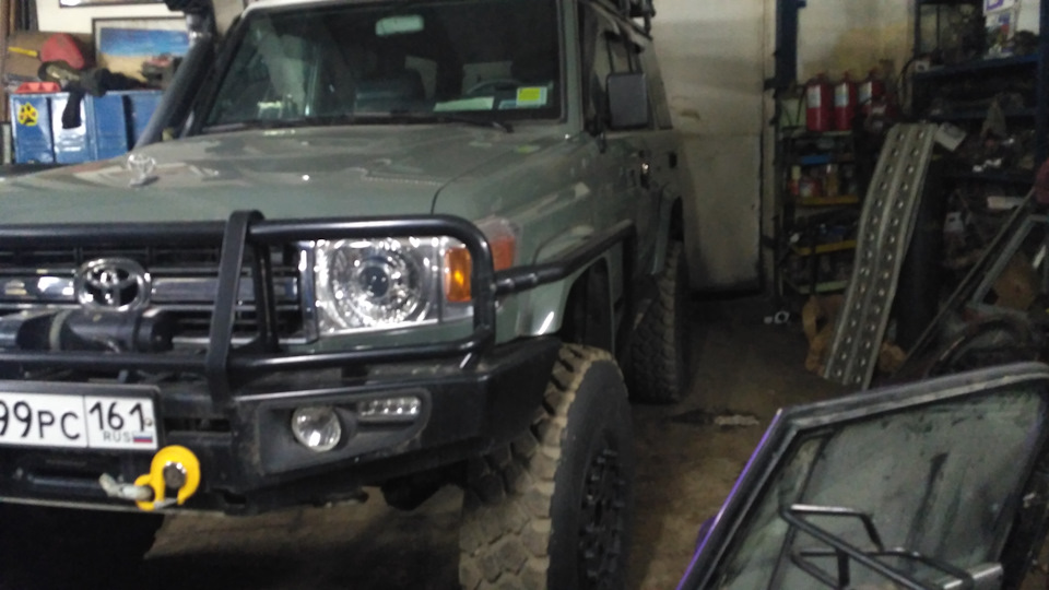 Land Cruiser 70 на бортовых редукторах Tibus — 4x4ok на DRIVE2