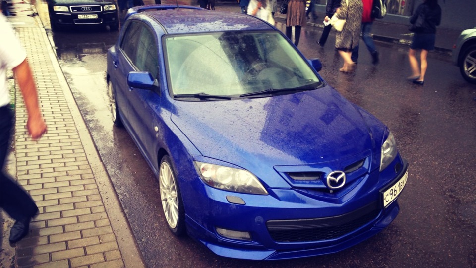 Mazda 3 (1G) BK 2.0 бензиновый 2007 | синяя гонка на DRIVE2