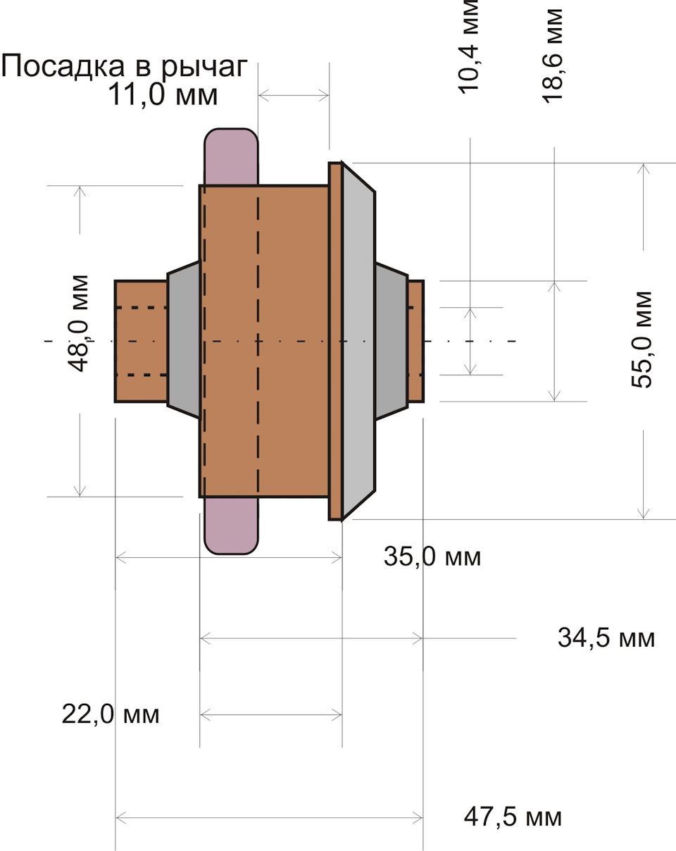 Передние верхние рычаги / доработка 51450-S3N-003 51460-S3N-003 — Honda  Odyssey (2G), 2,3 л, 2002 года | своими руками | DRIVE2