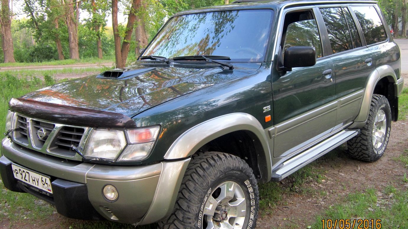 Nissan Patrol GR II (Y61) 3.2 дизельный 1998 | Зелёный Гена крокодил на  DRIVE2