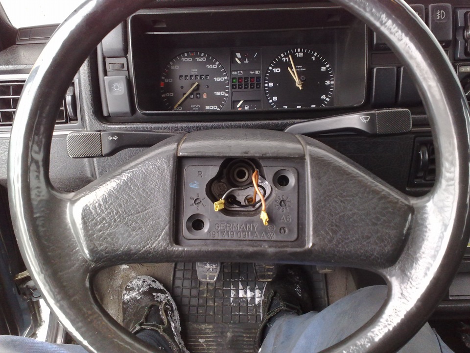 Volkswagen jetta как снять руль Замена руля - Volkswagen Golf Mk2, 1,3 л, 1988 года аксессуары DRIVE2