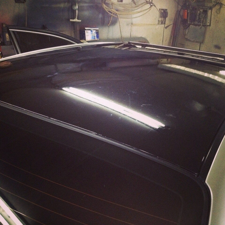 Hyundai Sonata оклейка крыши в черный глянец. — DRIVE2