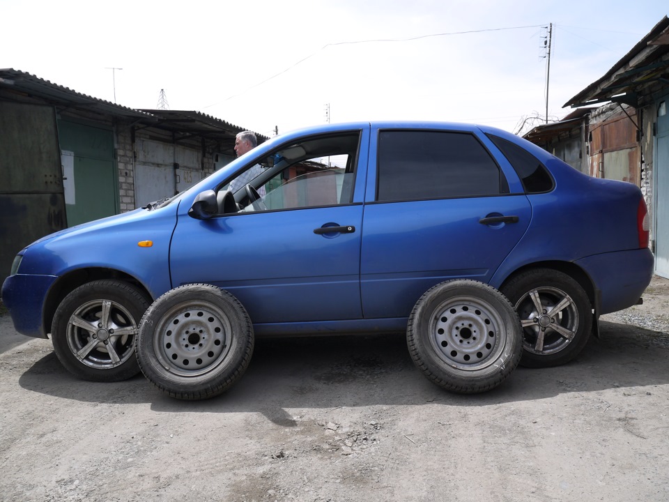 Наконец и до нас добралась весна — Lada Калина седан, 1,6 л, 2007 года ...