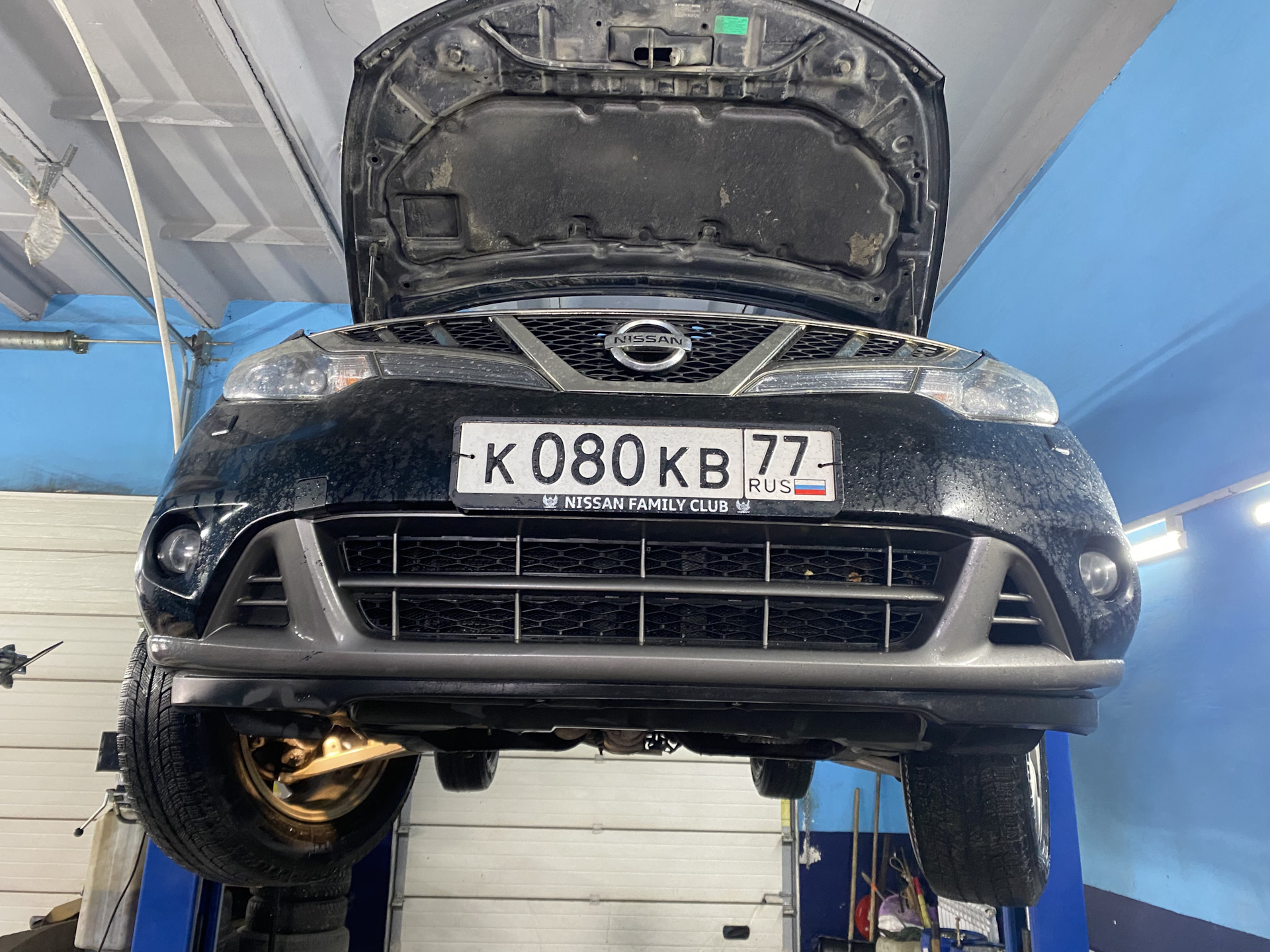 Замена приводного ремня и роликов — Nissan Murano II, 3,5 л, 2013 года ...