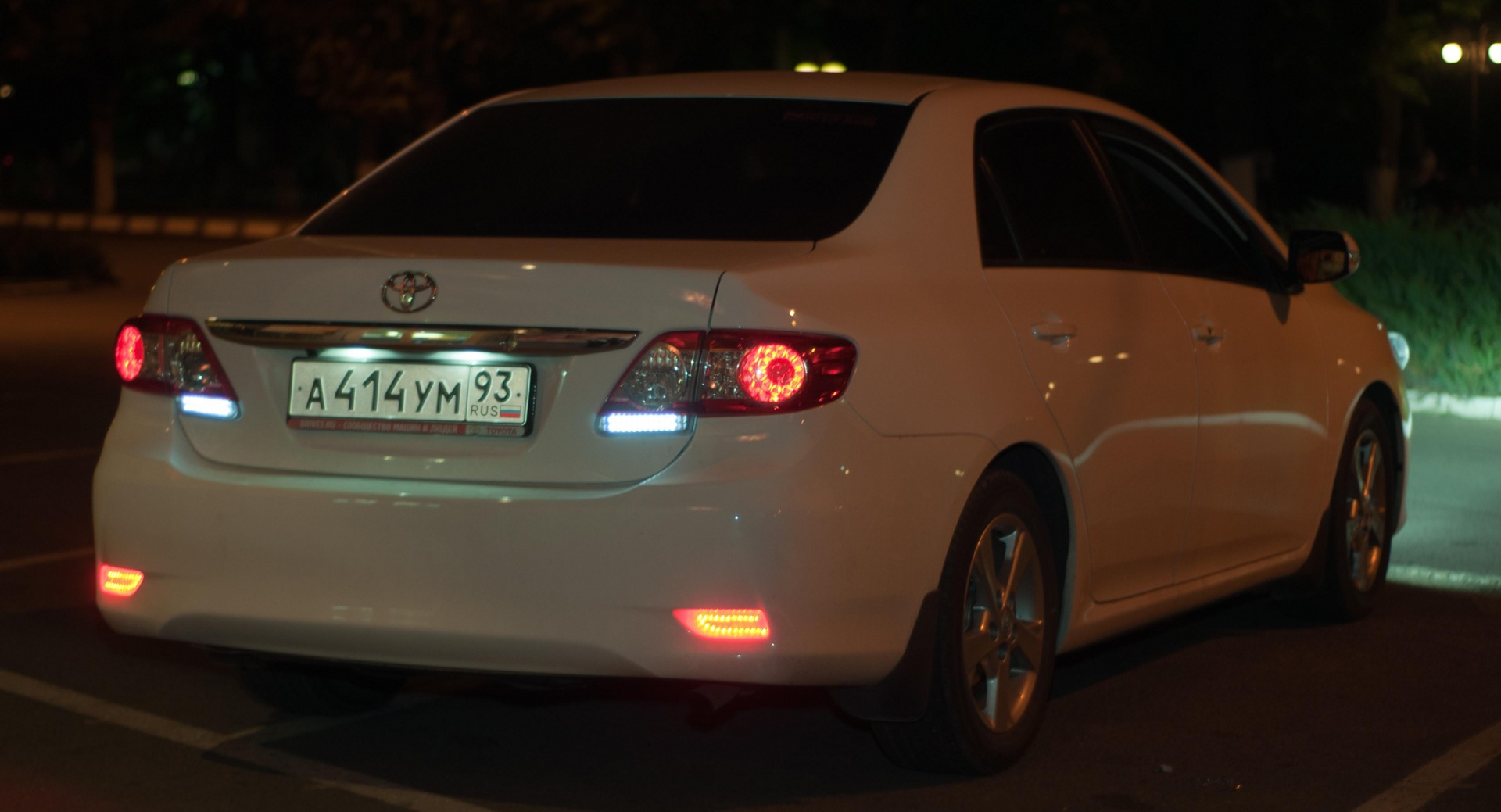 Королла задние. Led катафоты Королла 150. Диодные катафоты Тойота Королла 150. Toyota Corolla 150 led. Светодиоды Тойота Королла 150.