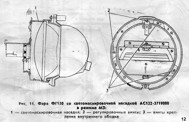 Светомаскировка — ГАЗ 69, 2 л, 1971 года | аксессуары | DRIVE2