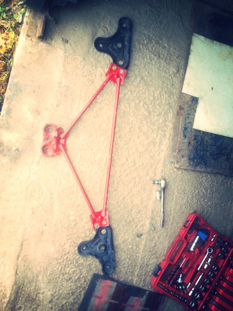 #11 Нижняя распорка. — Toyota Chaser (100), 2 л, 2000 года | тюнинг ...