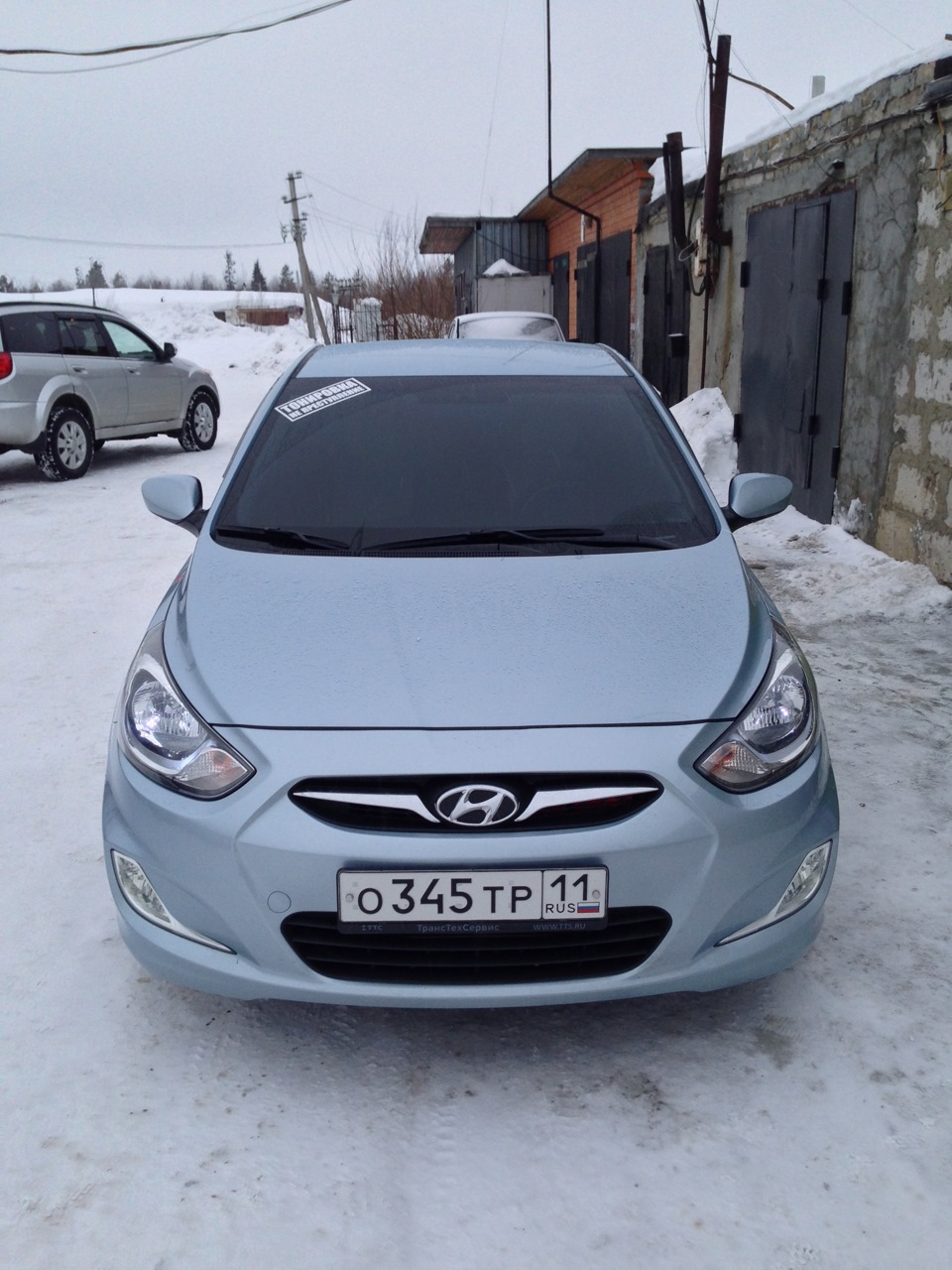 ТО — 2 — Hyundai Solaris, 1,6 л, 2013 года | аксессуары | DRIVE2