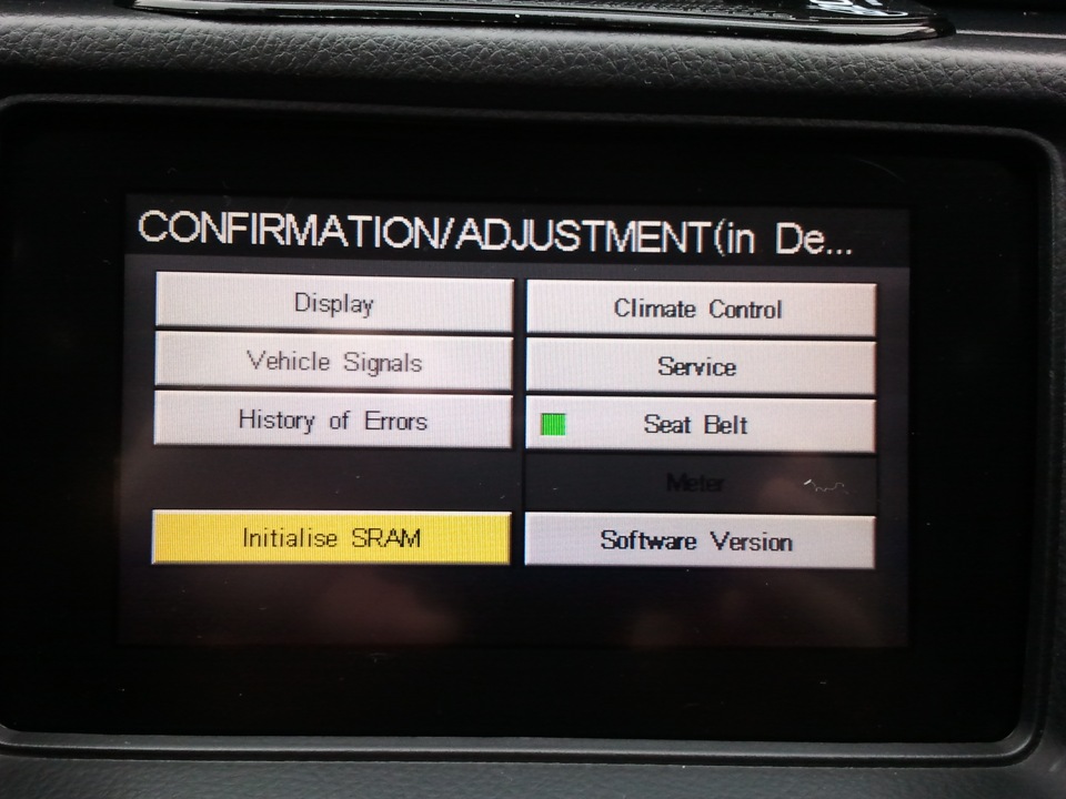 Настройки бортового компьютера ниссан теана j31
