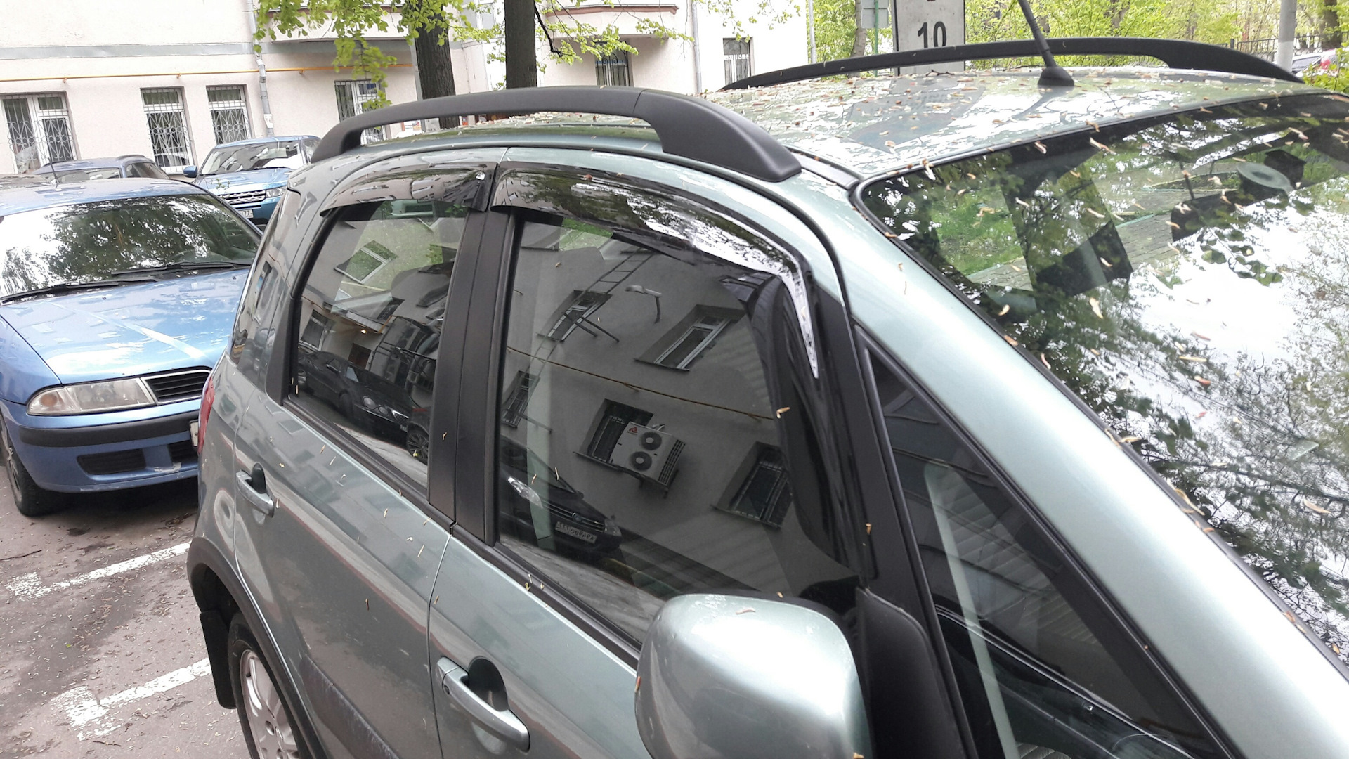 Дефлекторы окон - Suzuki SX4 (1G), 1,6 л, 2008 года аксессуары DRIVE2