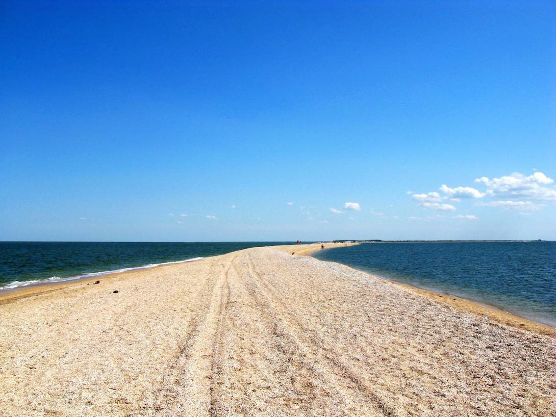 Коса на море фото