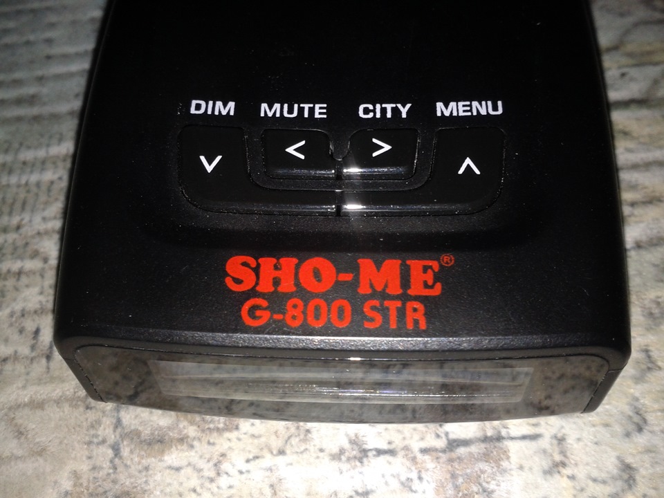 Радар-детектор Sho-Me G-800 STR — Lada Калина 2 хэтчбек, 1,6 л, 2013 ...