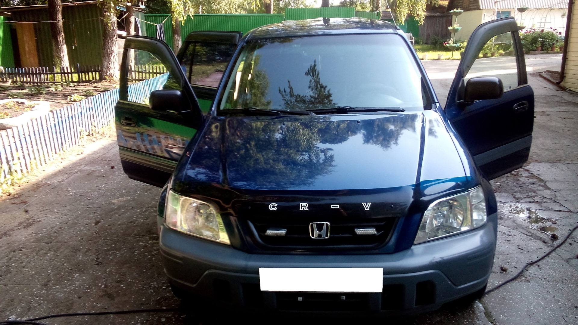 Honda CR-V (RD1, RD2) 2.0 бензиновый 1998 | super marine blue pearl на  DRIVE2