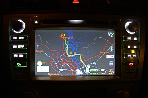 A little about GPS  - Toyota Camry 24 L 2007