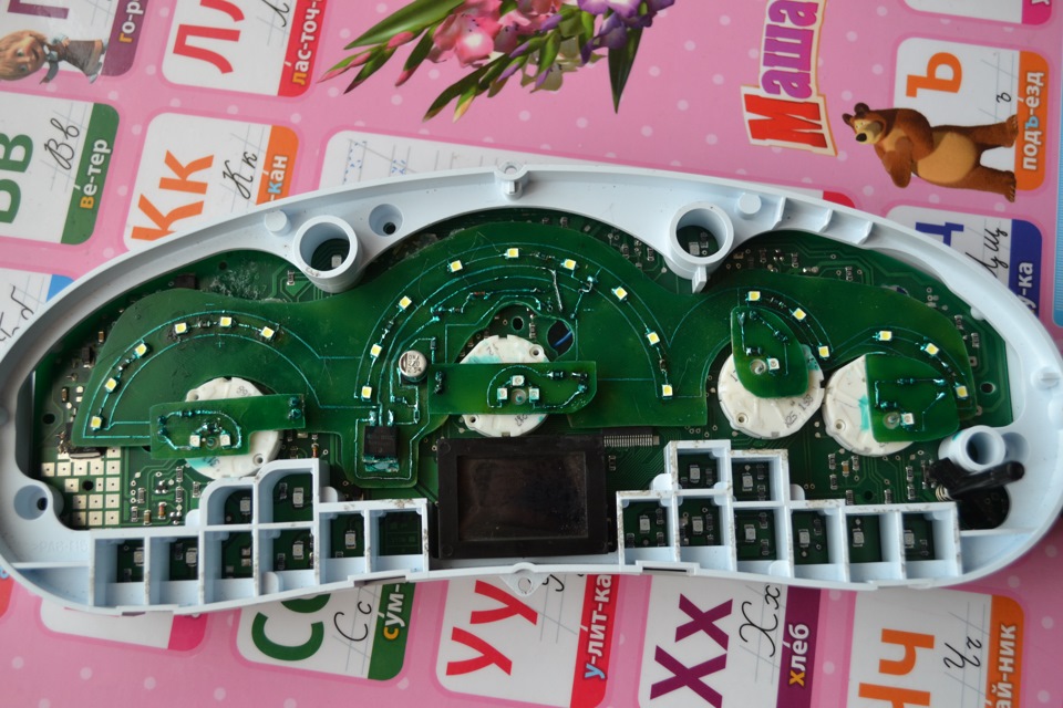 Пересвет панели приборов. И нужна помощь! - Lada Калина седан, 1,6 л, 2007 года 