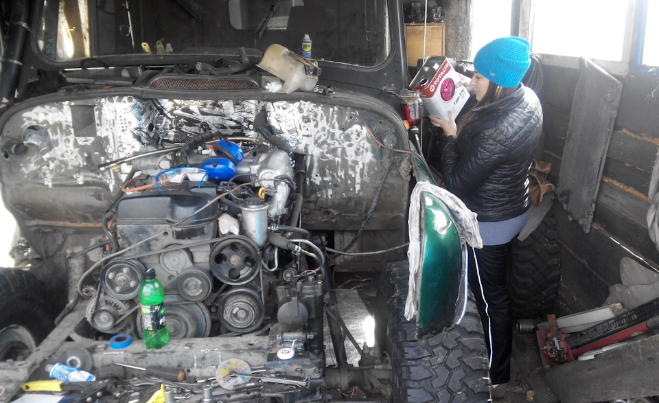 СВАП, JZ, Часть №10 ОХЛАЖДЕНИЕ. — УАЗ 469, 6,8 л, 1978 года | тюнинг ...