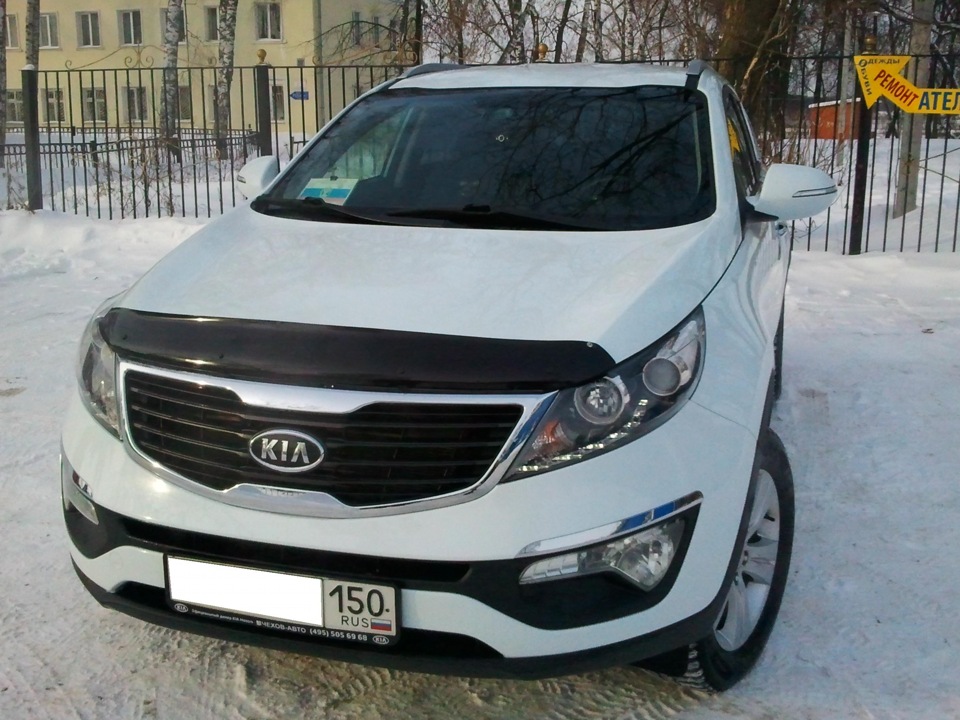 дефлектор капота egr kia sportage 3