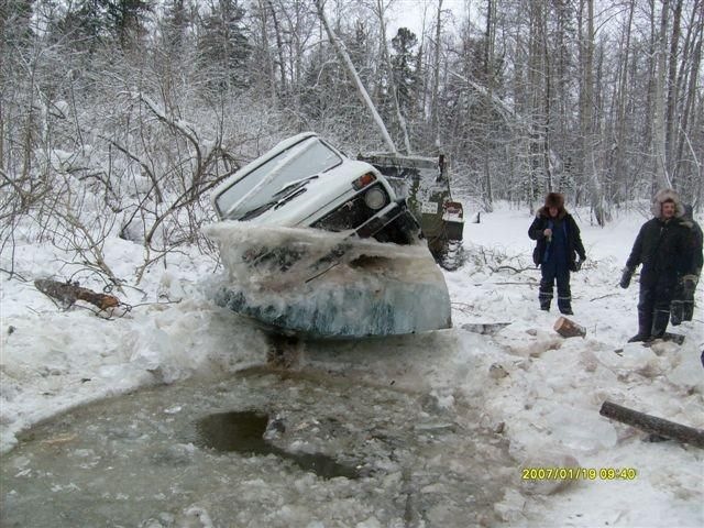 Бездорожье зимой