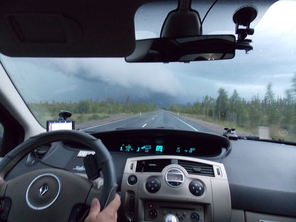 Поездка в Мурманск. часть 7 — Renault Scenic II, 1,5 л, 2009 года ...