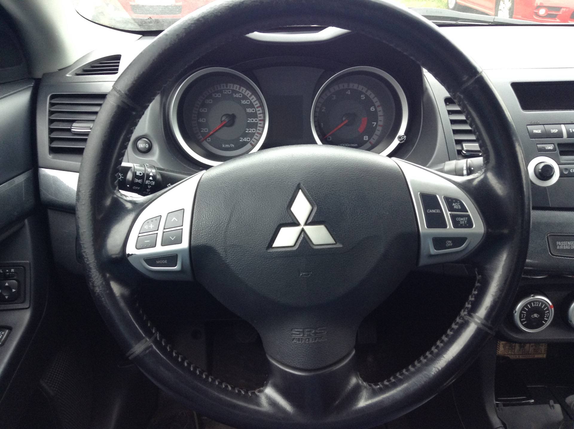 Перетяжка руля, замена SRS кольца — Mitsubishi Lancer X, 2 л, 2008 года |  стайлинг | DRIVE2