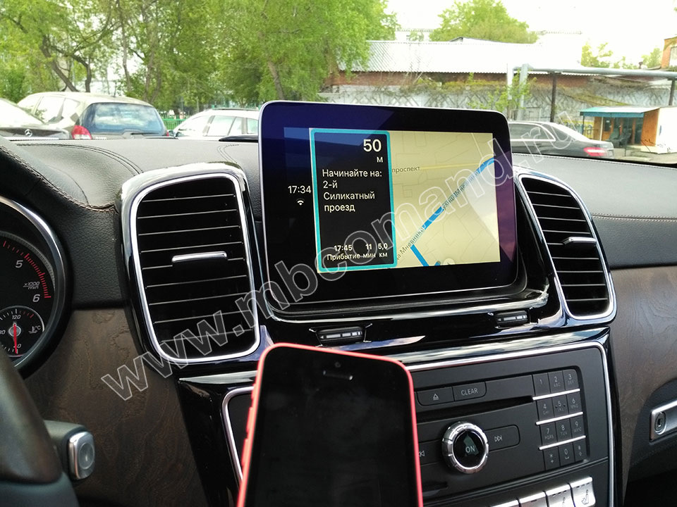 Apple CarPlay на Мерседес GLE + Android Auto — MB Comand на DRIVE2