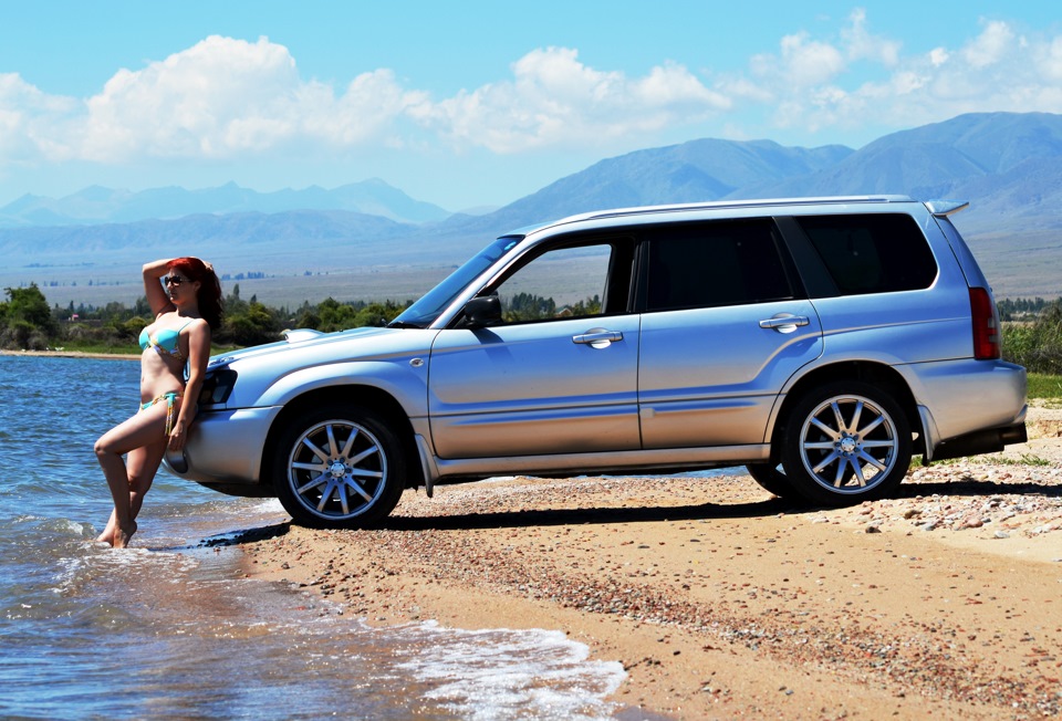 Forester фотосет с девушкой