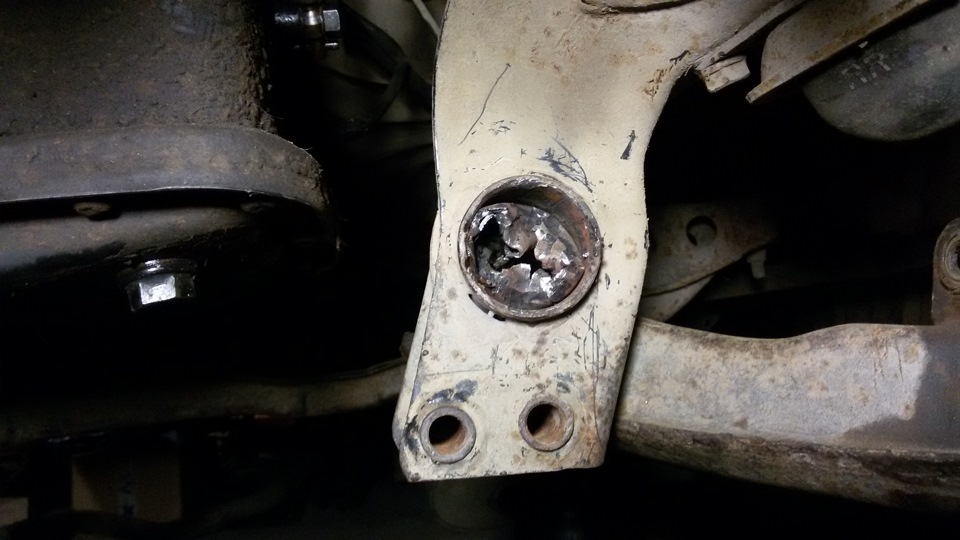 Замена сайлентблоков нижних рычагов 2ч. — JMC BAODIAN, 2,8 л., 2007 ...