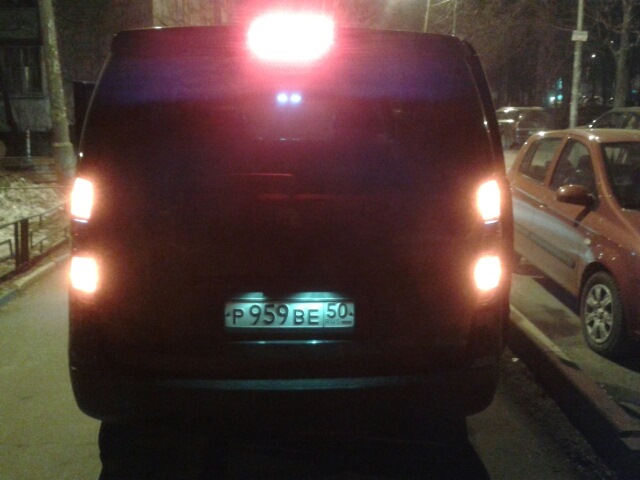 Фото светодиодов ночью — Hyundai Grand Starex, 2,5 л, 2007 года ...