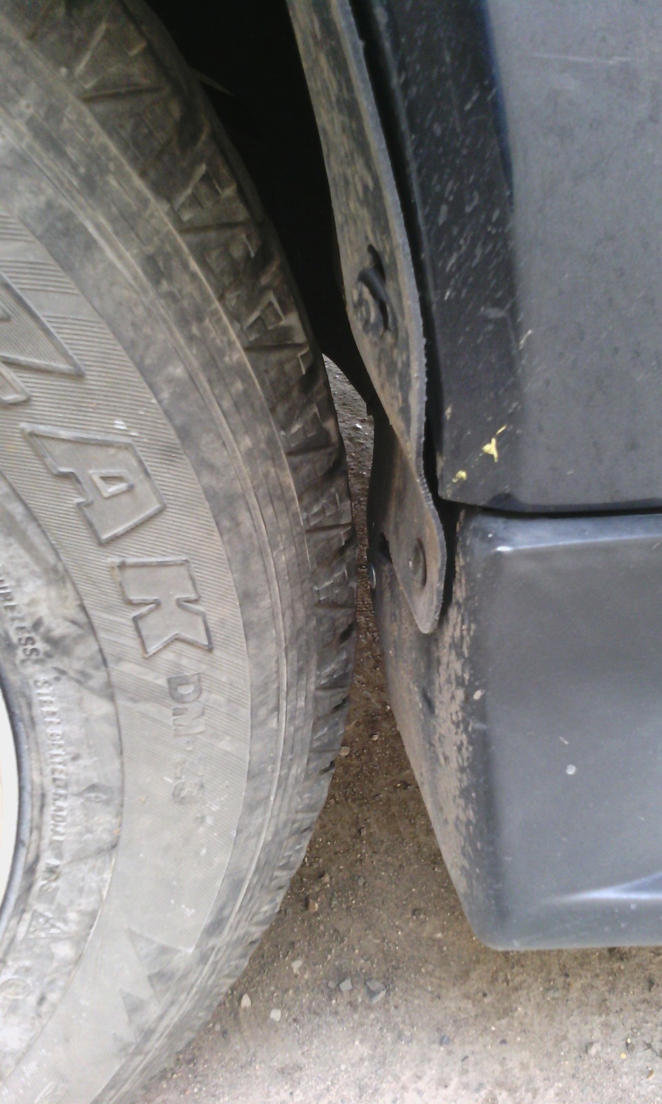 Примерка колес от Prado. — Great Wall Hover, 2,4 л, 2013 года ...