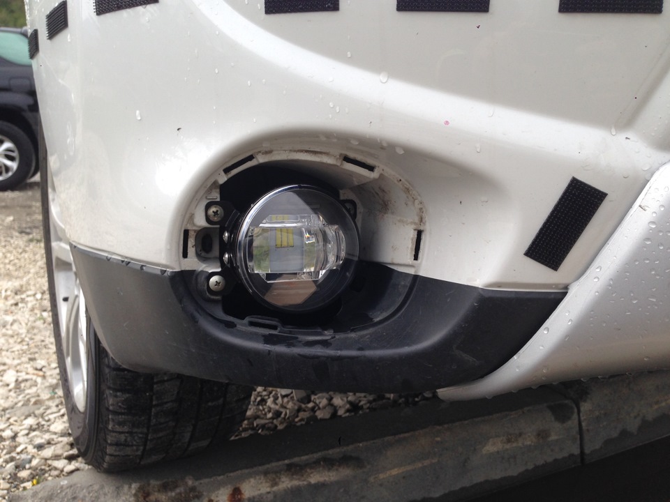 противотуманки LED(светодиодные) — Mitsubishi Outlander (3G), 2,4 л ...