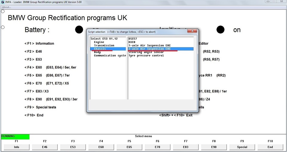Диагностика bmw x5 e53 inpa